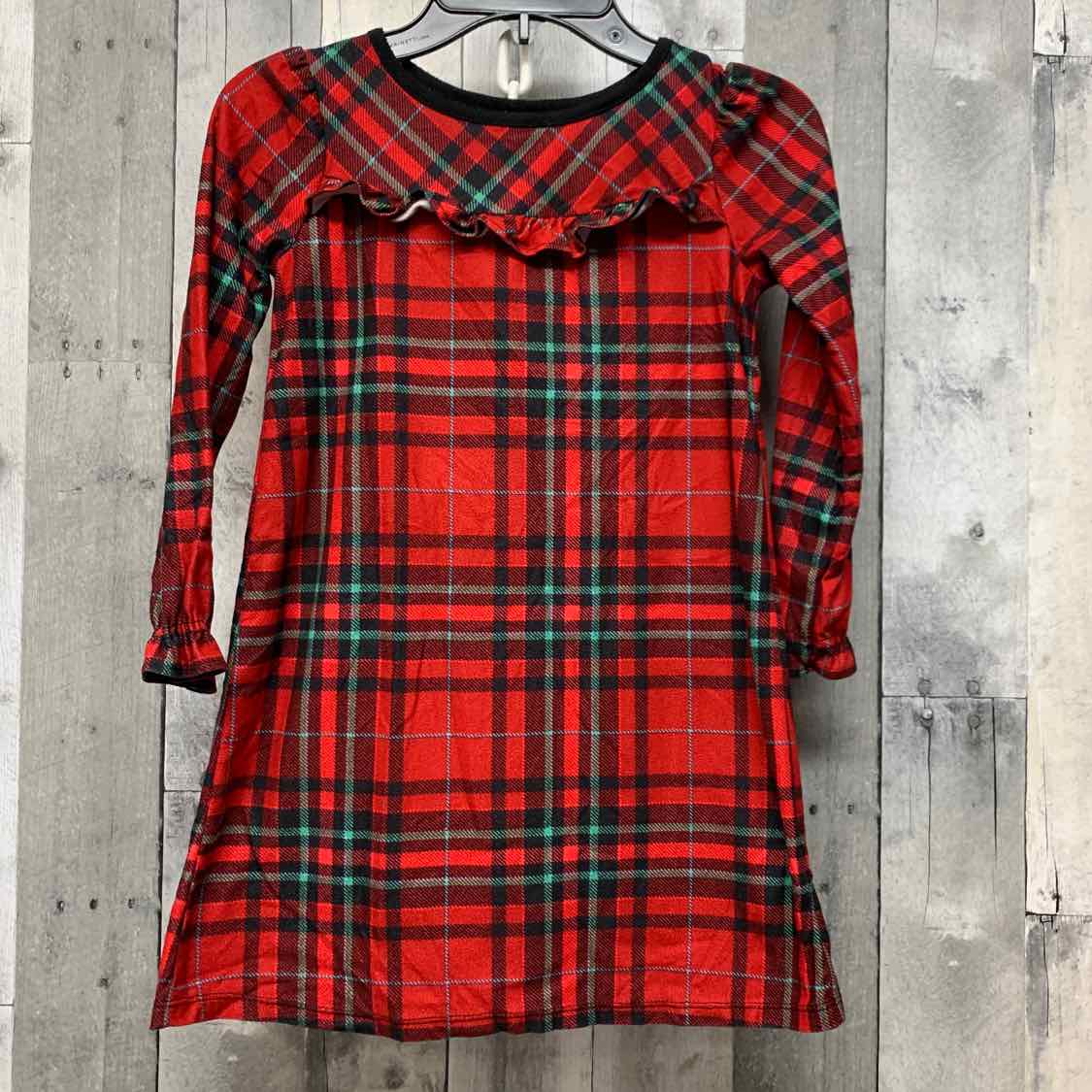 Size 6 Red Plaid Holiday Brands Nightgown