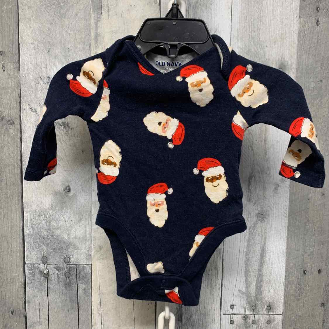 Size 0-3 Months Navy Print Old Navy Bodysuit