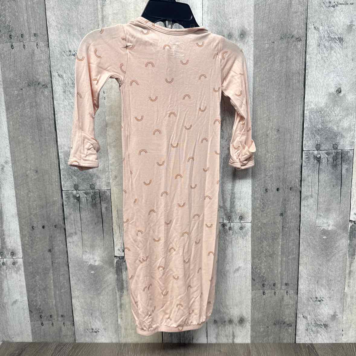 Size 3 Months Pink Print Bamboo Layette