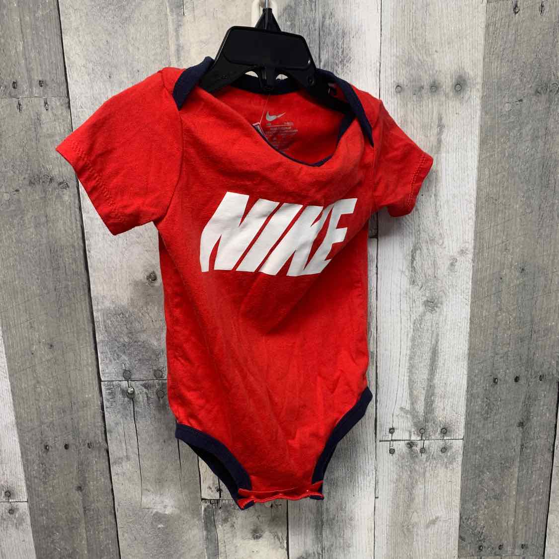 Size 18 Months Red/Navy Sport Brand Bodysuit