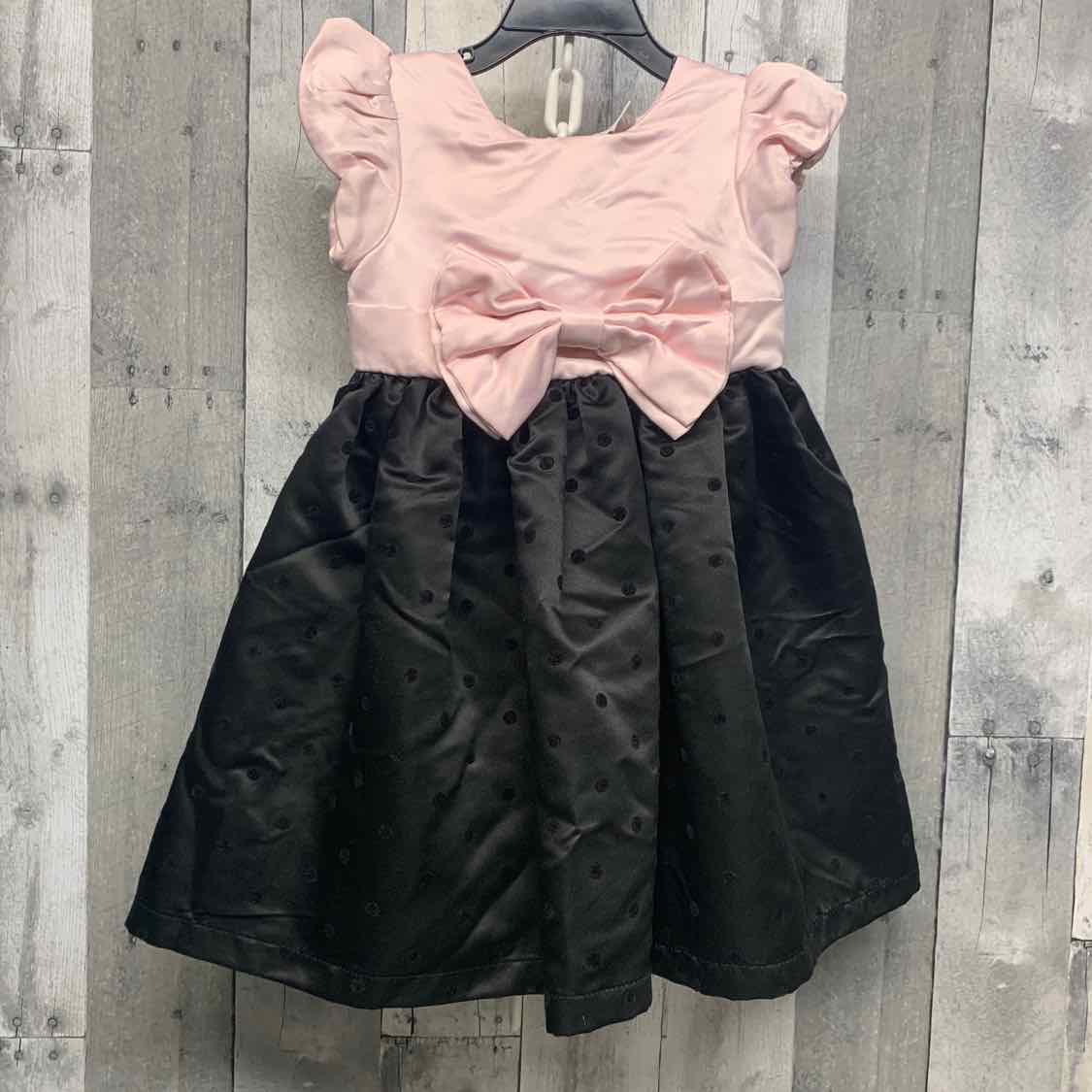 Size 3T Pink/Black Little Me Dress - Party