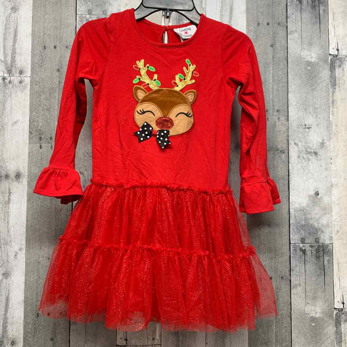 Size 6 Red/White B Brand Long Sleeve Shirt