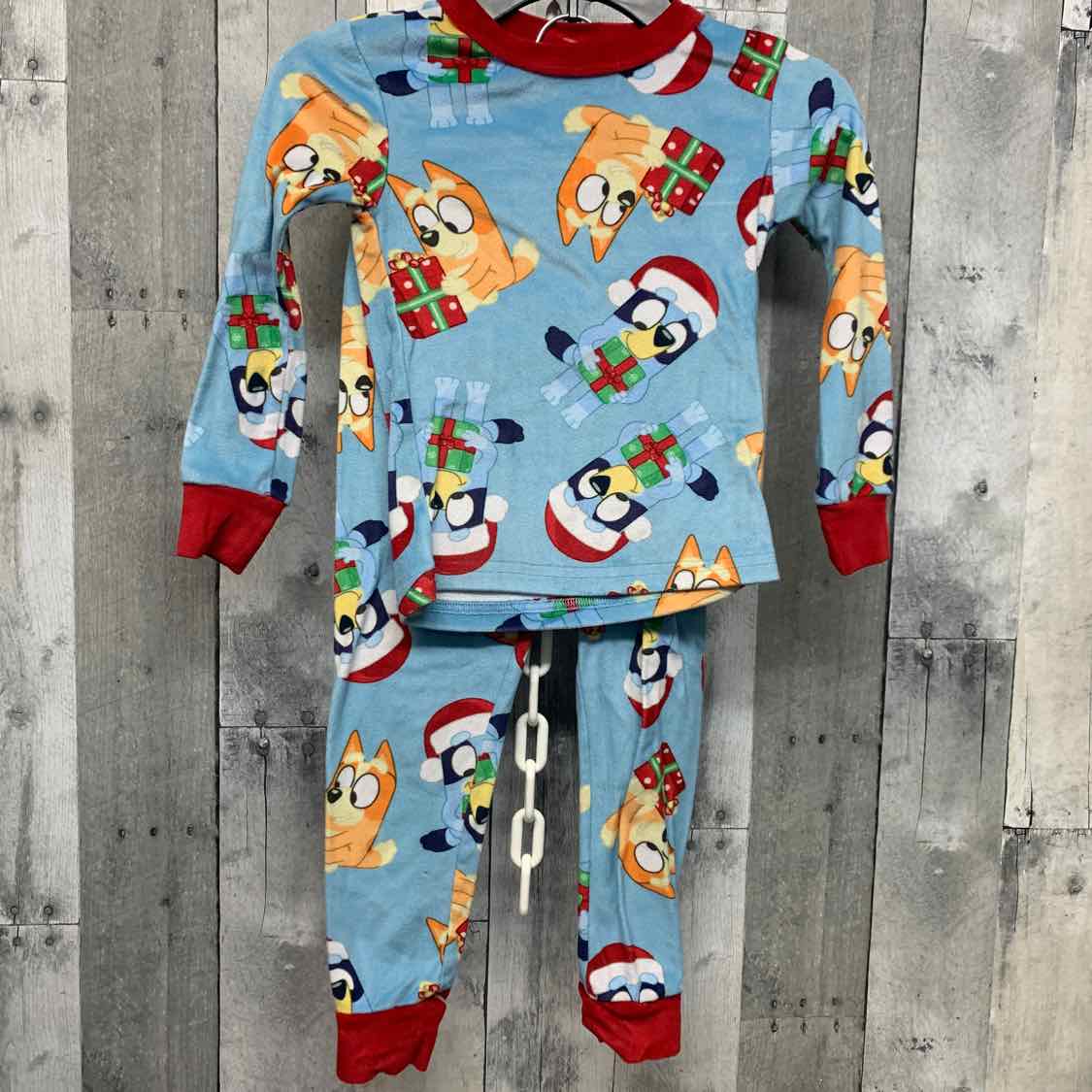 Size 4 Blue Graphic Disney 2pc PJs