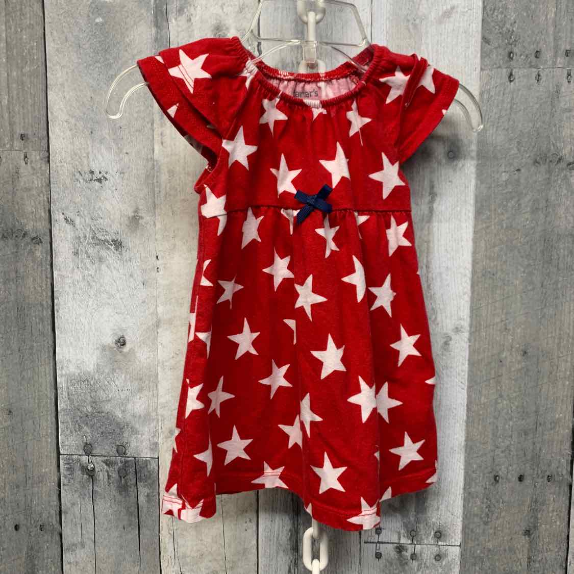 Size 6-9 Months Red/White Child of Mine Dress - Knit