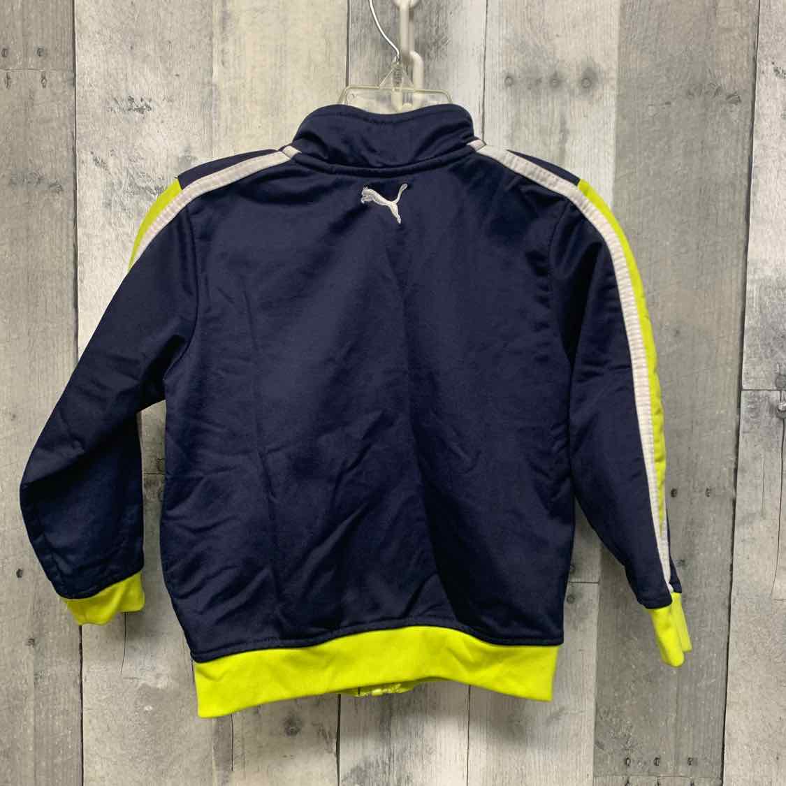 Size 3T Navy/Green Puma Light Jacket