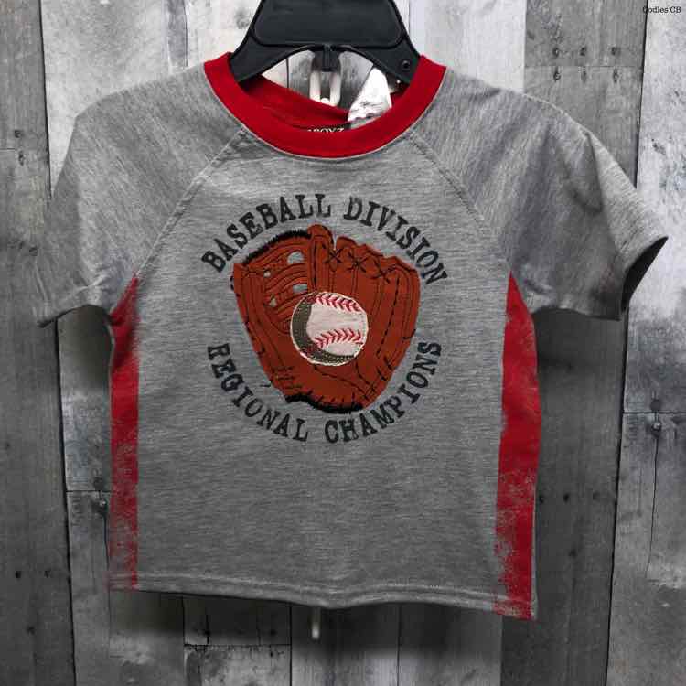 Size 4T Gray/Red B Brand T Shirt