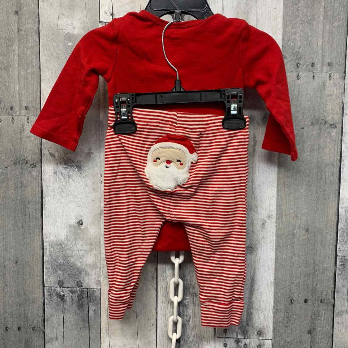 Size 6 Months Red/White Carter's Shirt/Pants