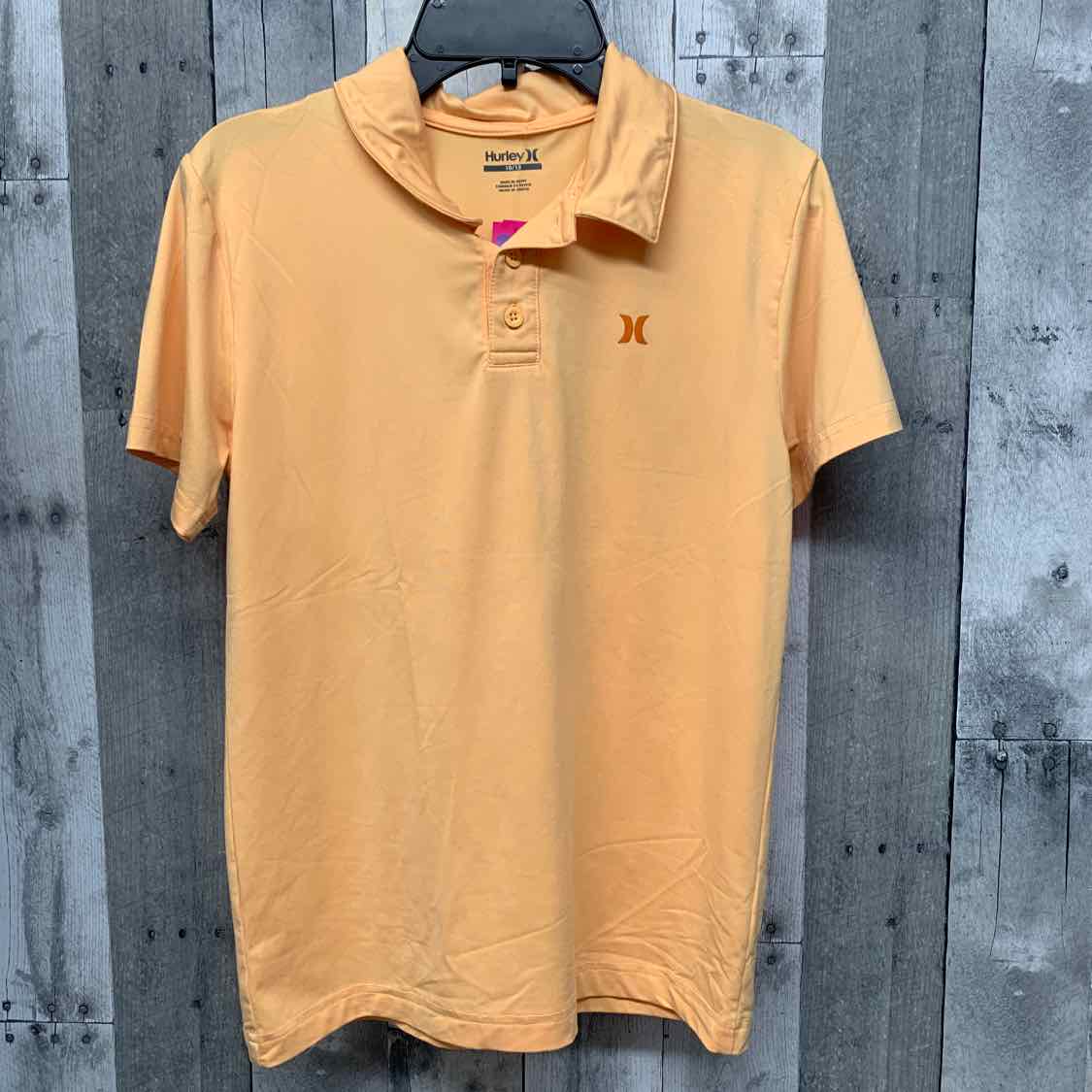 Size 10/12 Yellow Hurley Polo