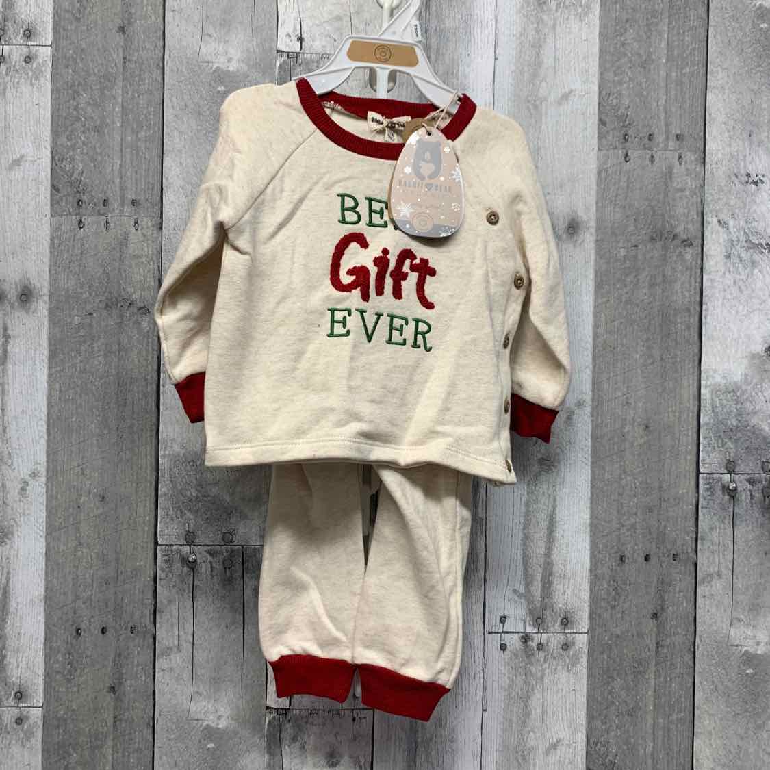 Size 12 Months Ivory/Red B Brand Shirt/Pants