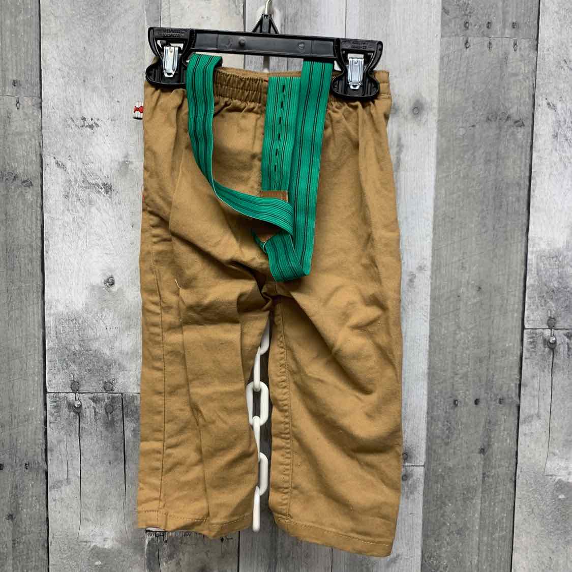 Size 12 Months Tan/Green B Brand Pants