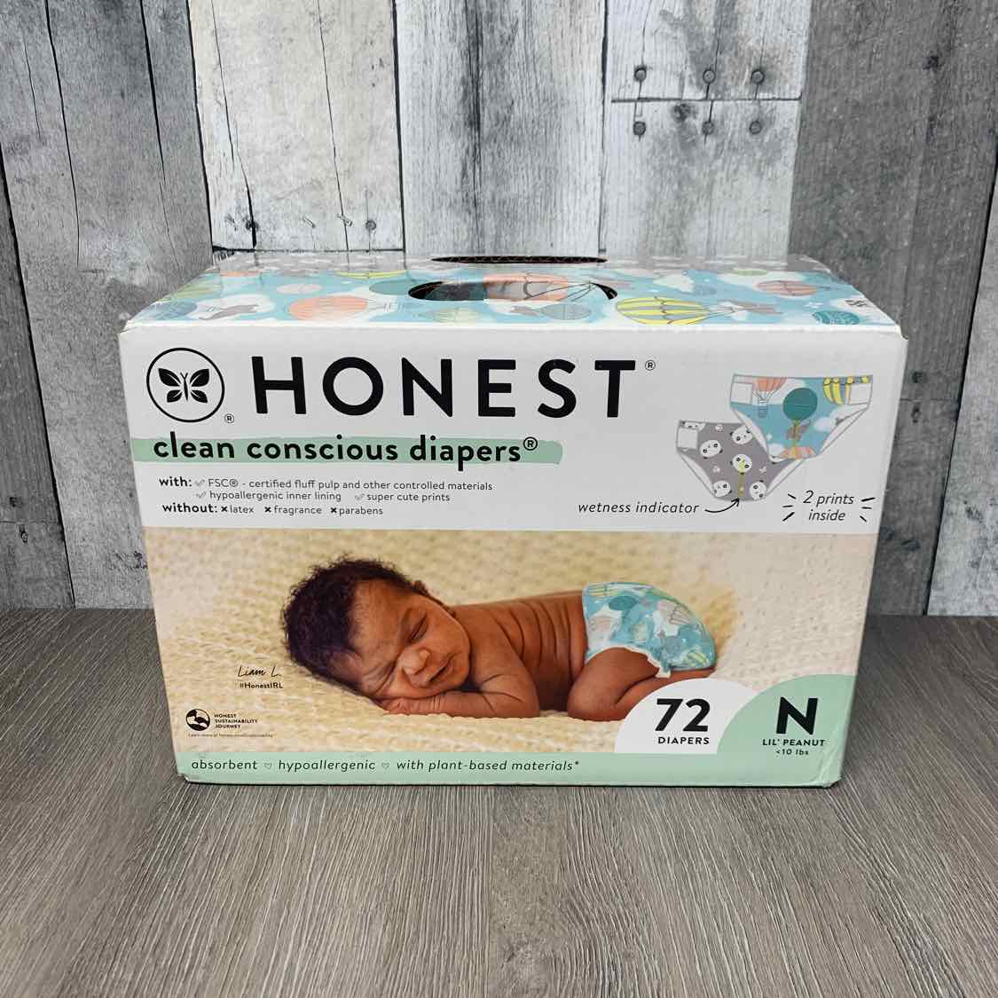 Diaper Size Newborn honest Disposable Diapers - OodlesCB