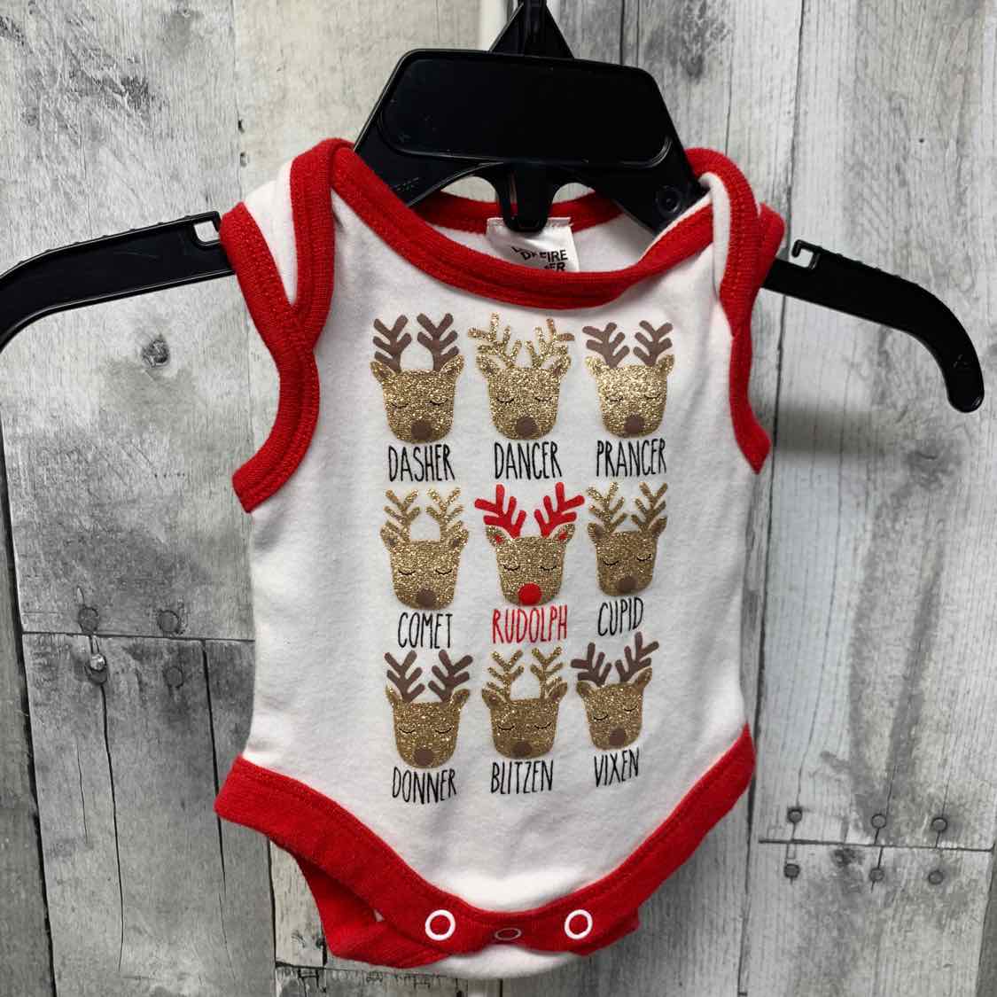Size Preemie White Graphic B Brand Bodysuit