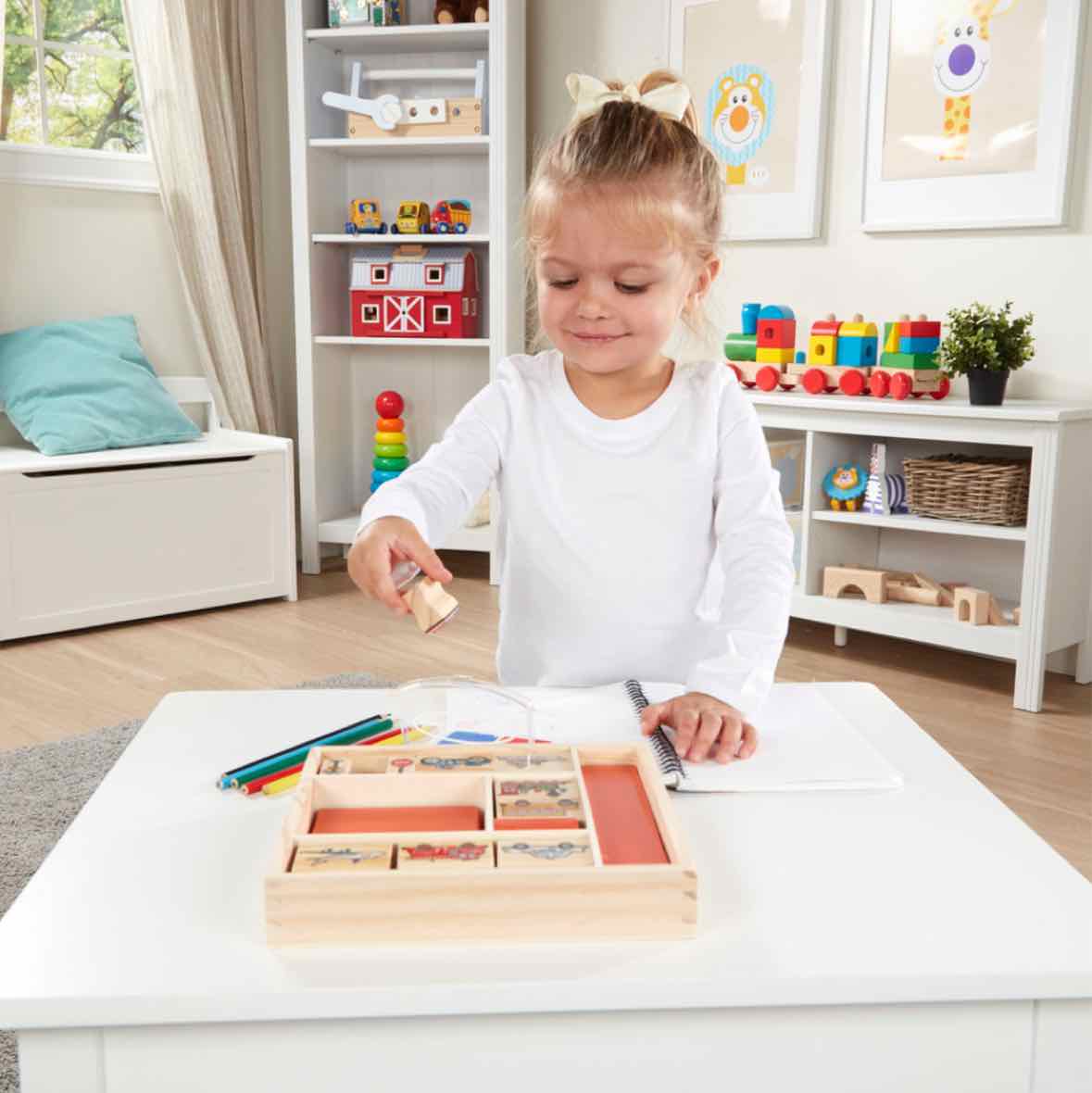 Melissa & Doug Vehicles Stamp Set