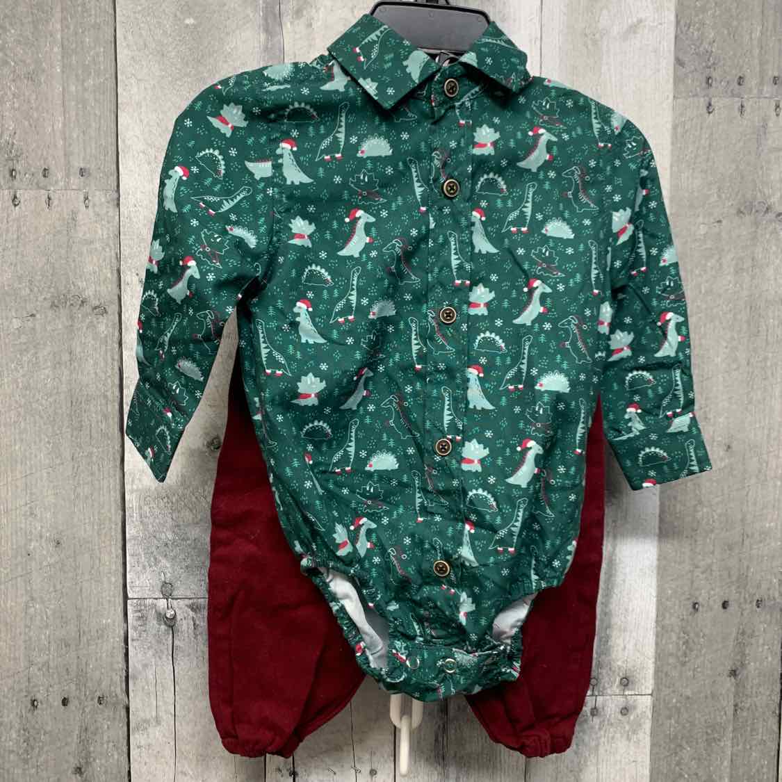 Size 6 Months Green B Brand Shirt/Pants