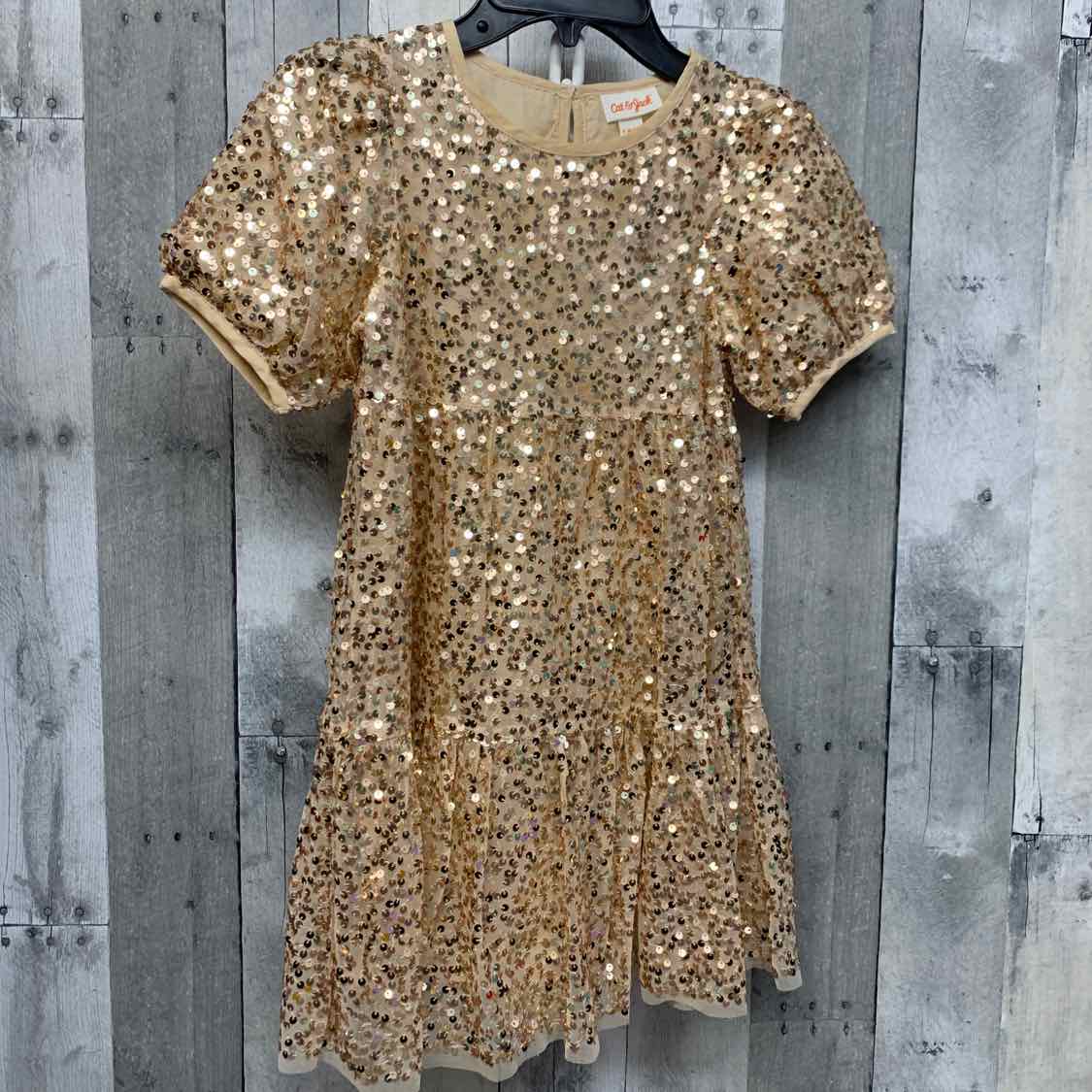 Size 6/6X Gold Cat & Jack Dress - Party