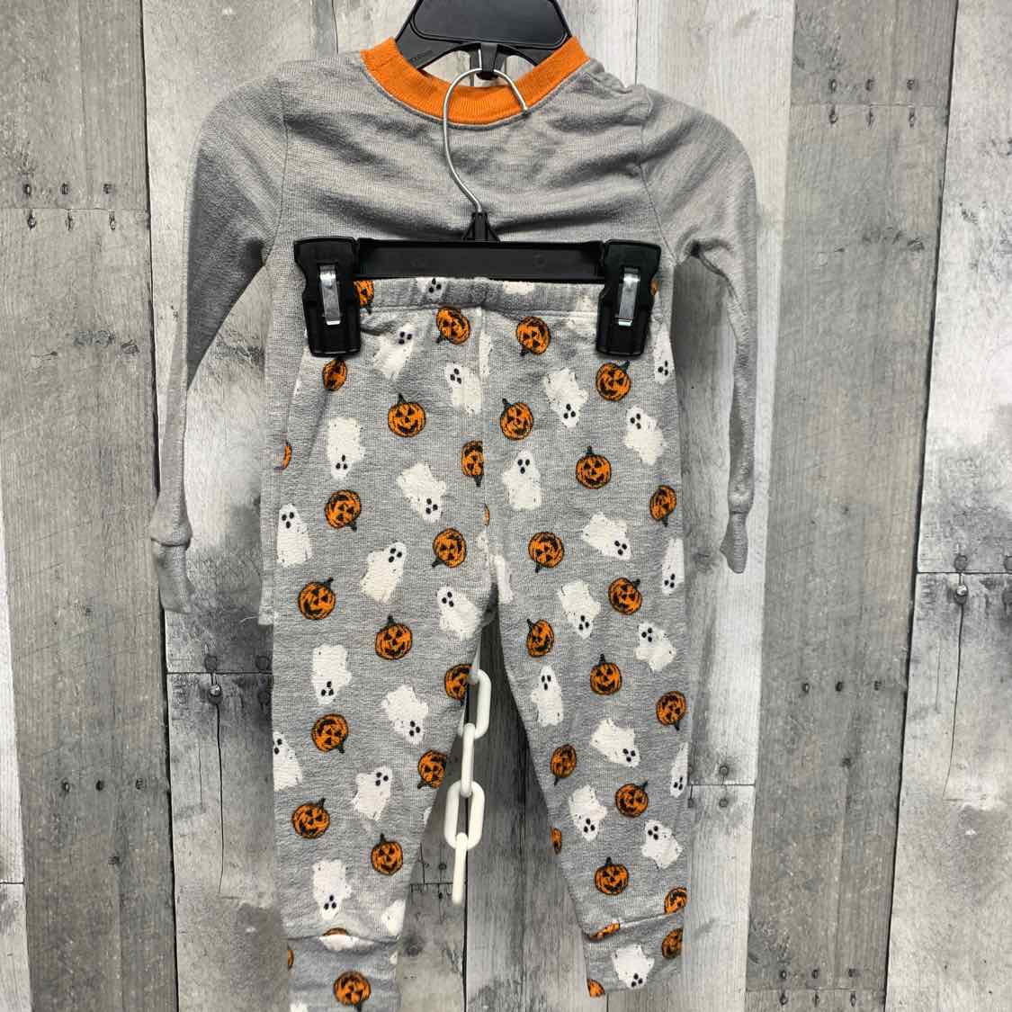 Size 18 Months Gray/Orange B Brand 2pc PJs