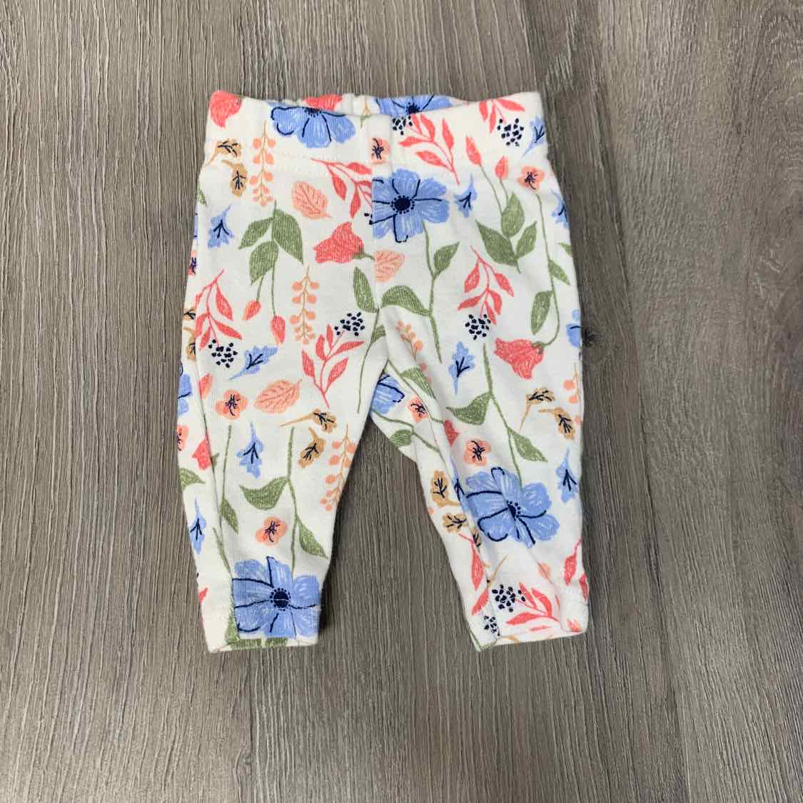 Size Preemie White Print Child of Mine Leggings
