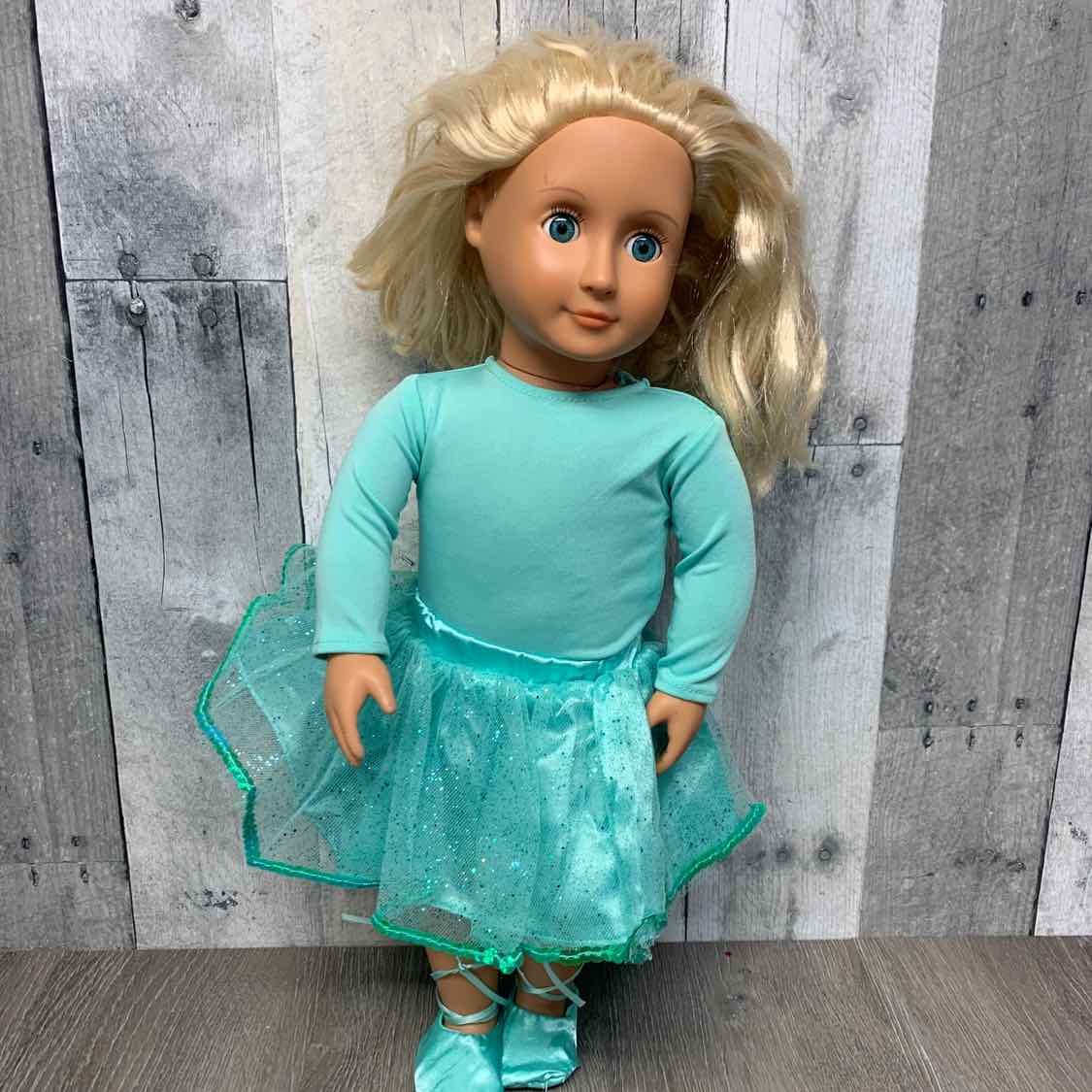 3pc 18" Dance Outfit Leo/Skirt/Shoes - OodlesCB