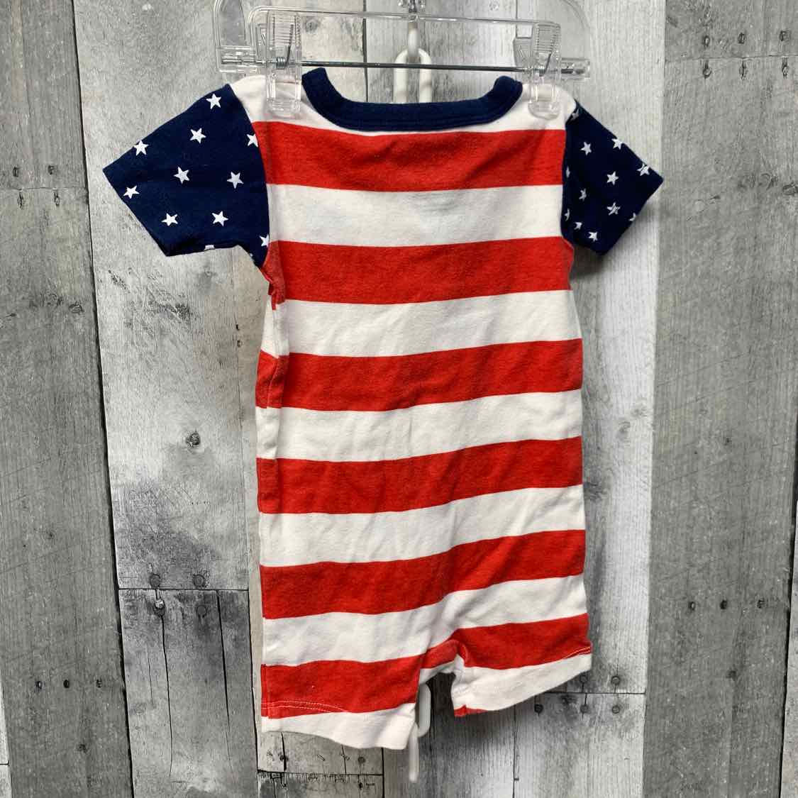 Size 12 Months Red/Navy Carter's Romper