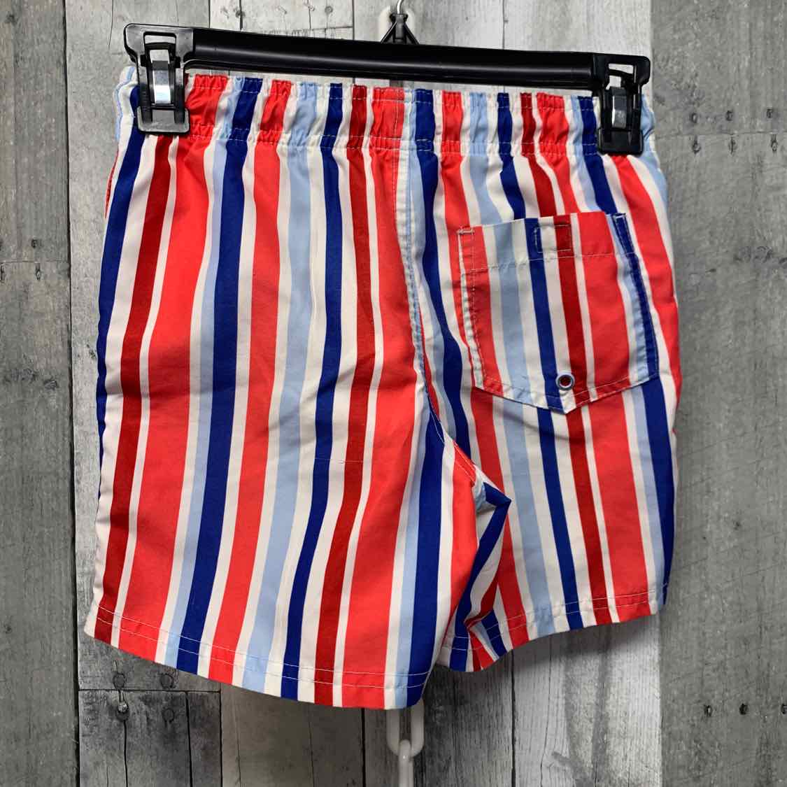 Size 6/7 Blue/Red Cat & Jack Swim Trunks