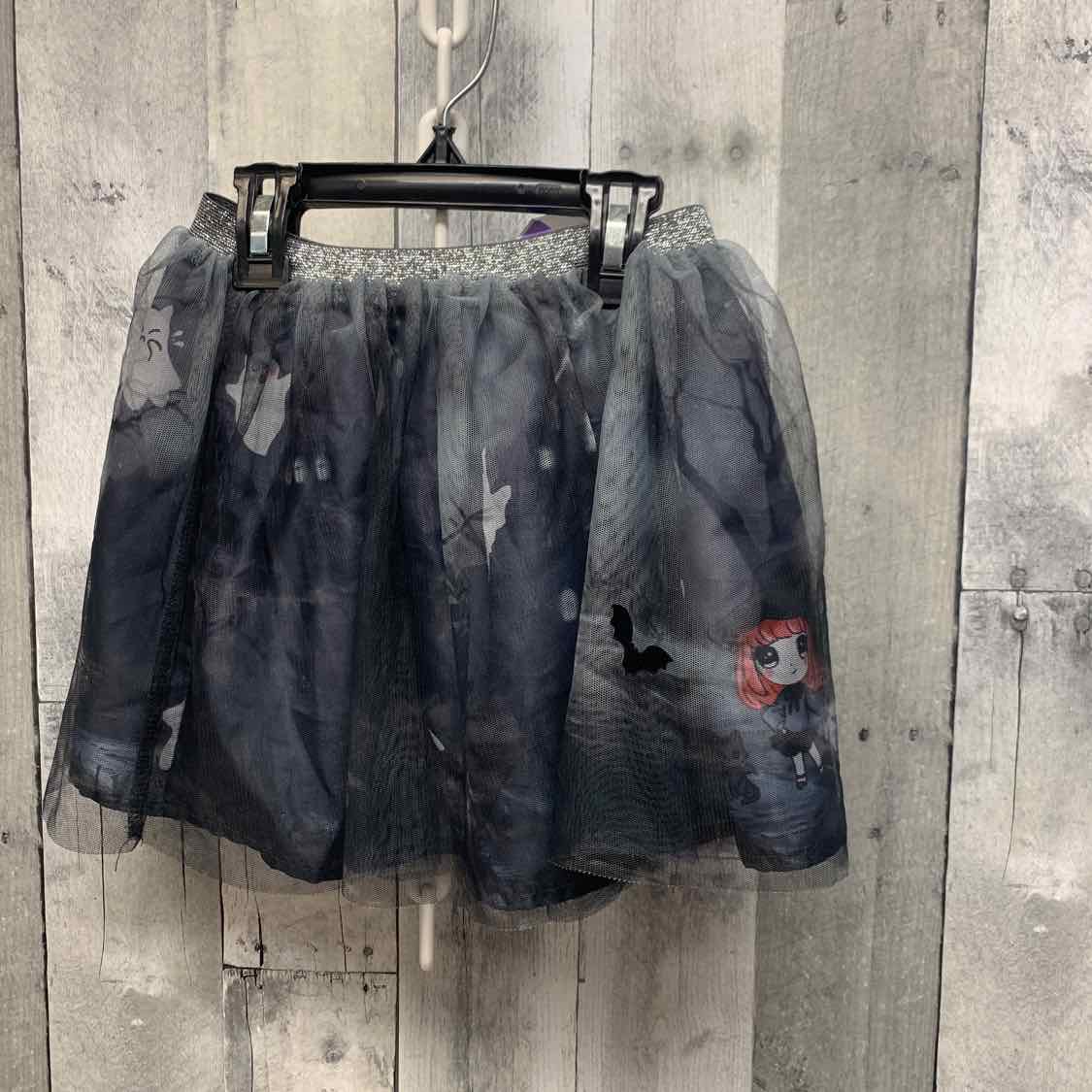 Size 2/4 Black Graphic H&M Skirt