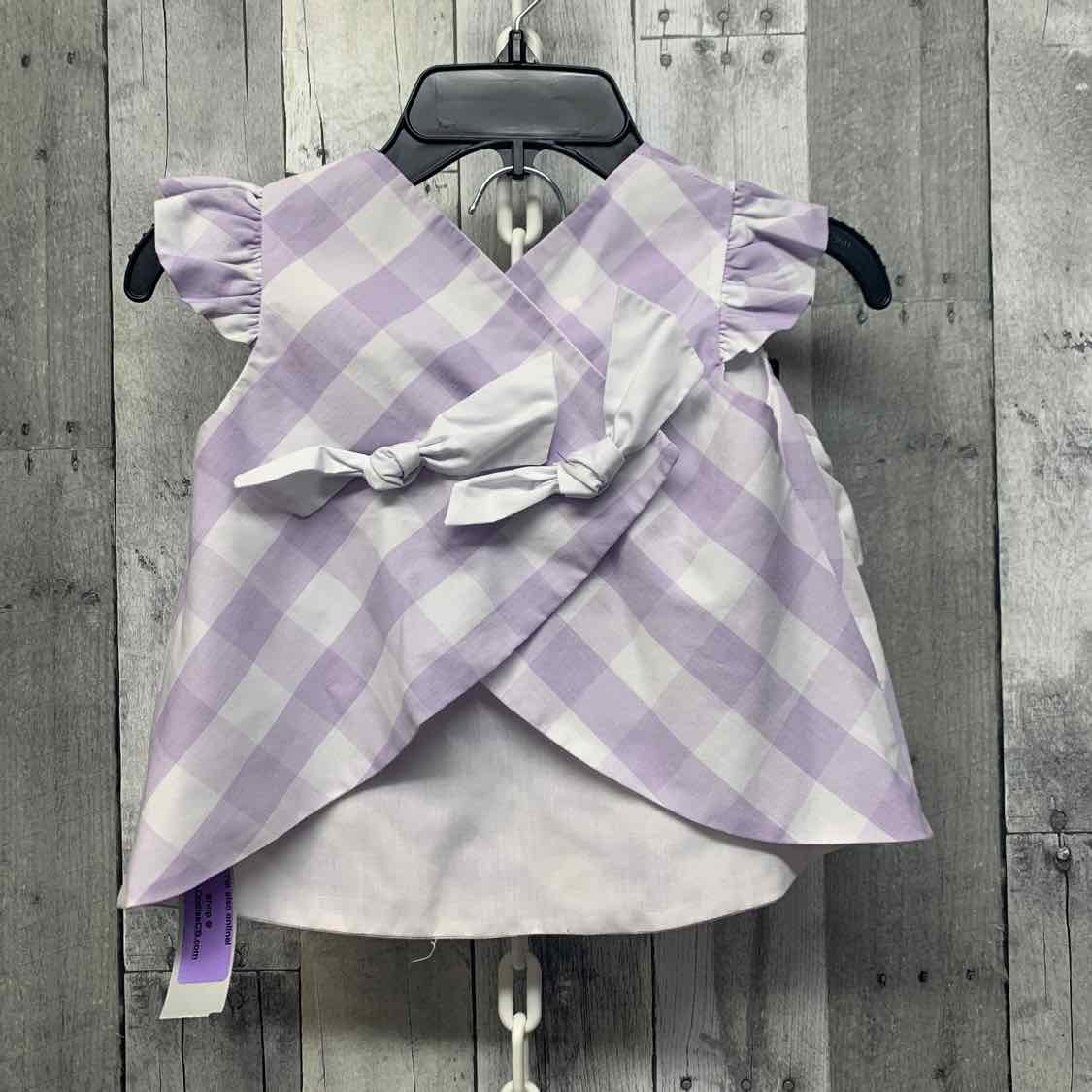 Size 4T Purple/White Boutique Brand Shirt/Shorts