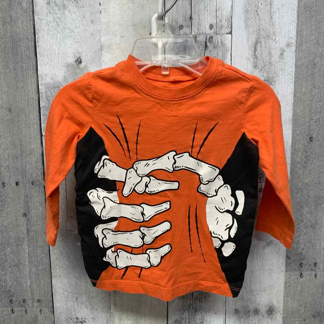 Size 12 Months Orange/White Osh Kosh T Shirt