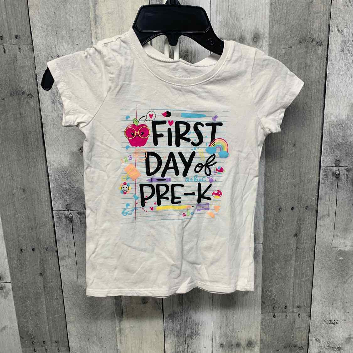 Size 5 White Graphic Children's Place T Shirt