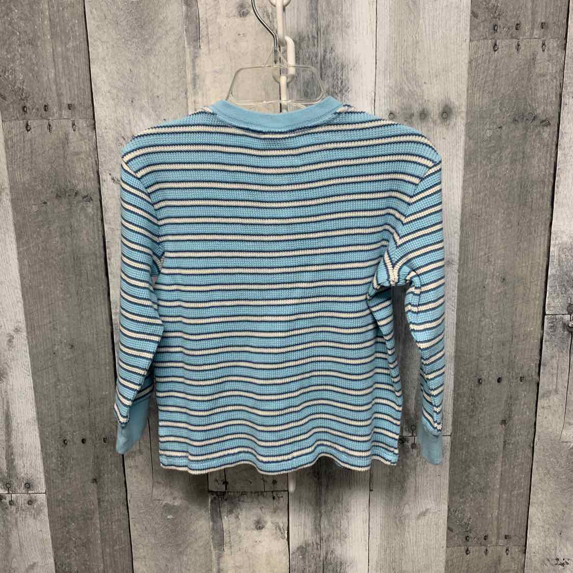 Size 2 Blue Striped B Brand Long Sleeve Shirt