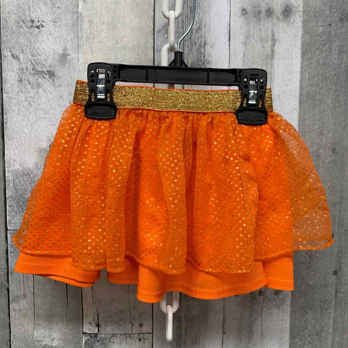 Size 2T Orange Holiday Brands Skirt