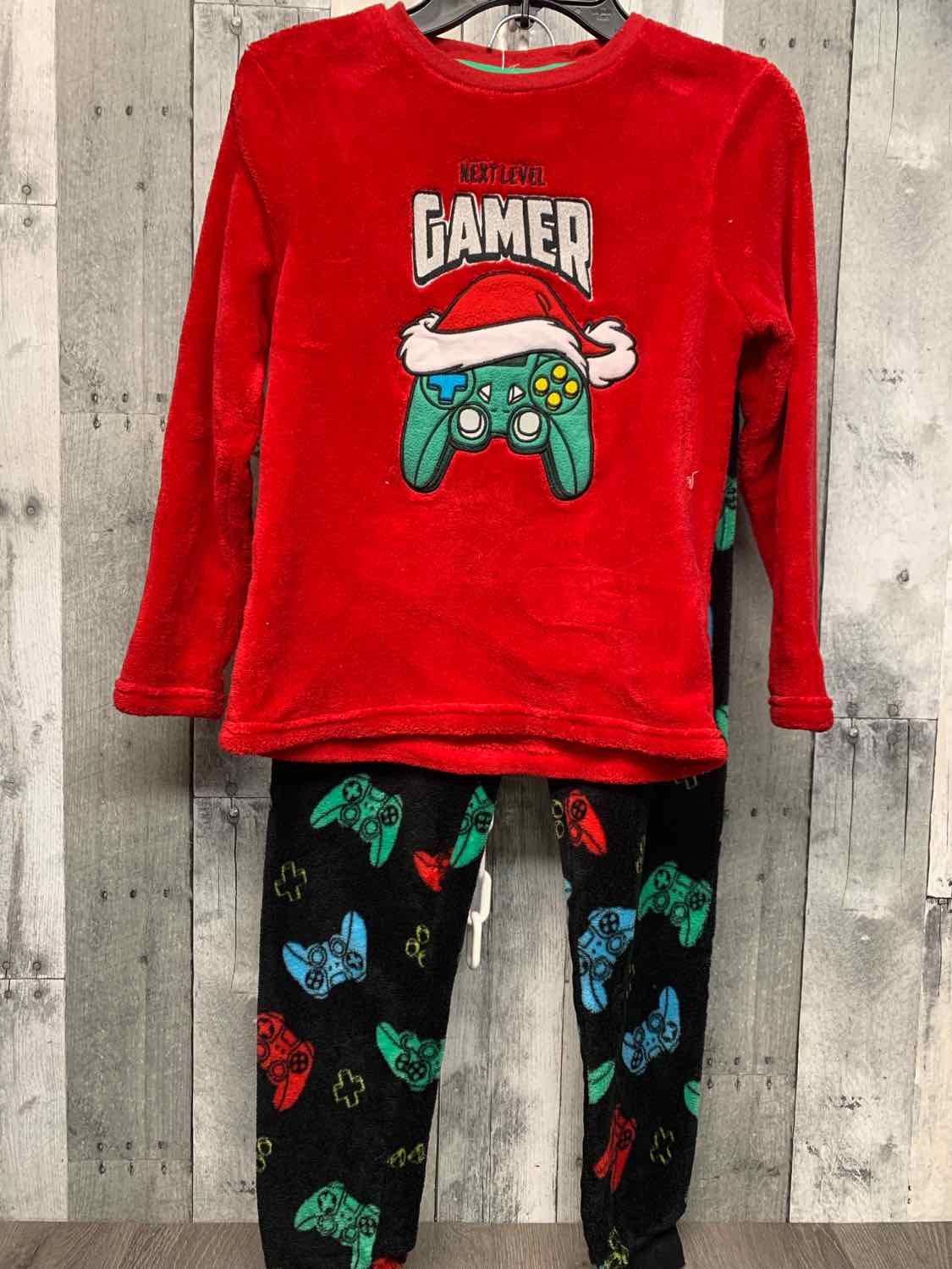 Size 8/9 Red/Black B Brand 2pc PJs