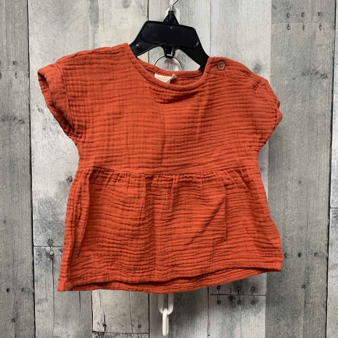 Size 12 Months Orange/Pink Cat & Jack 2pc Dress