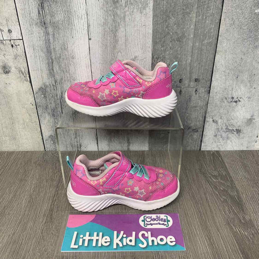 Size 7 Pink Skechers Sneakers