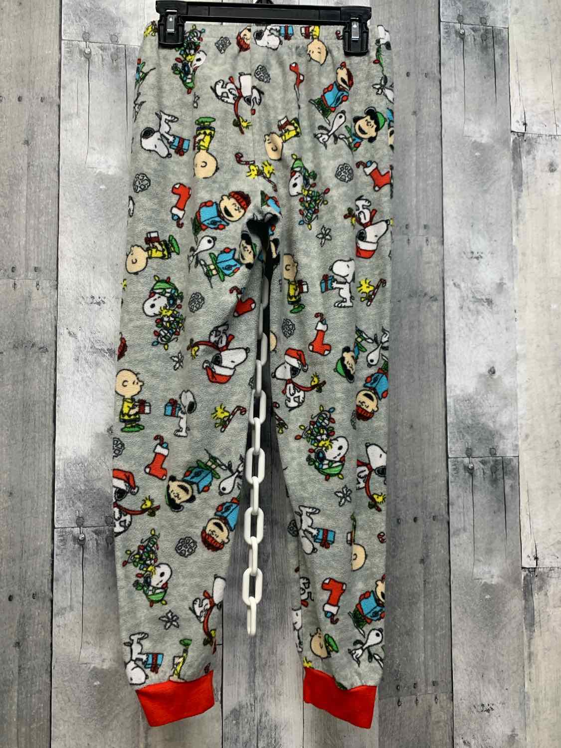Size 12 Gray Print Peanuts PJ Bottoms