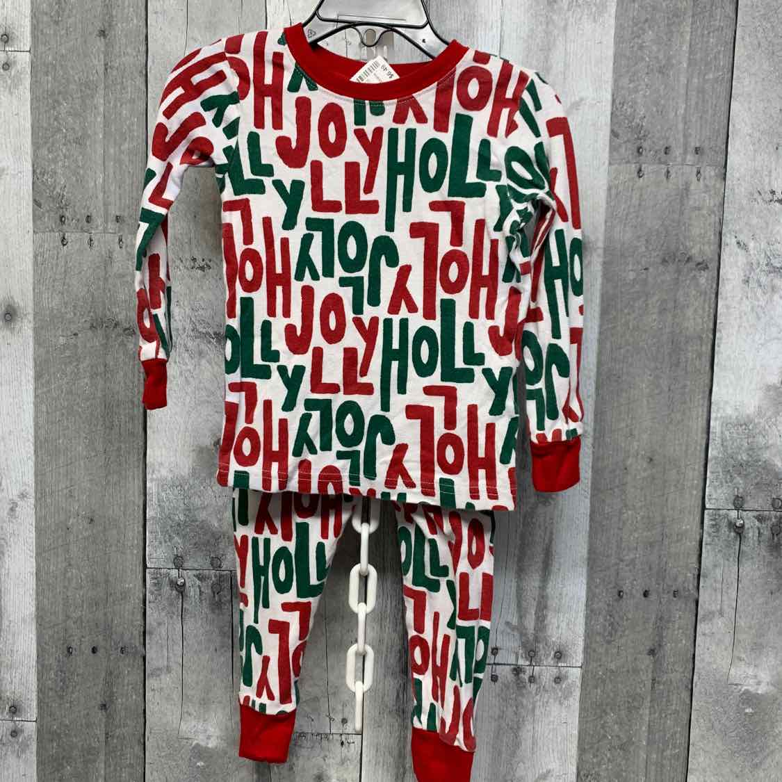 Size 2T Red/White Carter's 2pc PJs