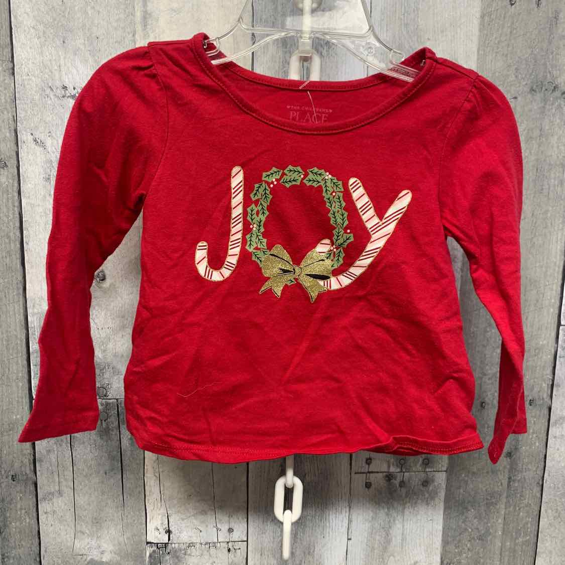 Size 18-24 Months Red Graphic Children's Place Long Sleeve Shirt