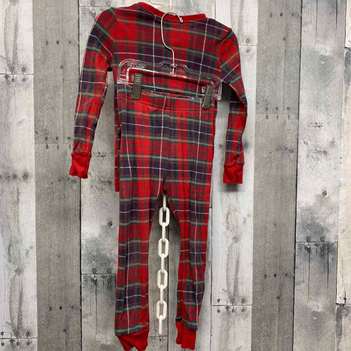 Size 3T Red/Navy Old Navy 2pc PJs