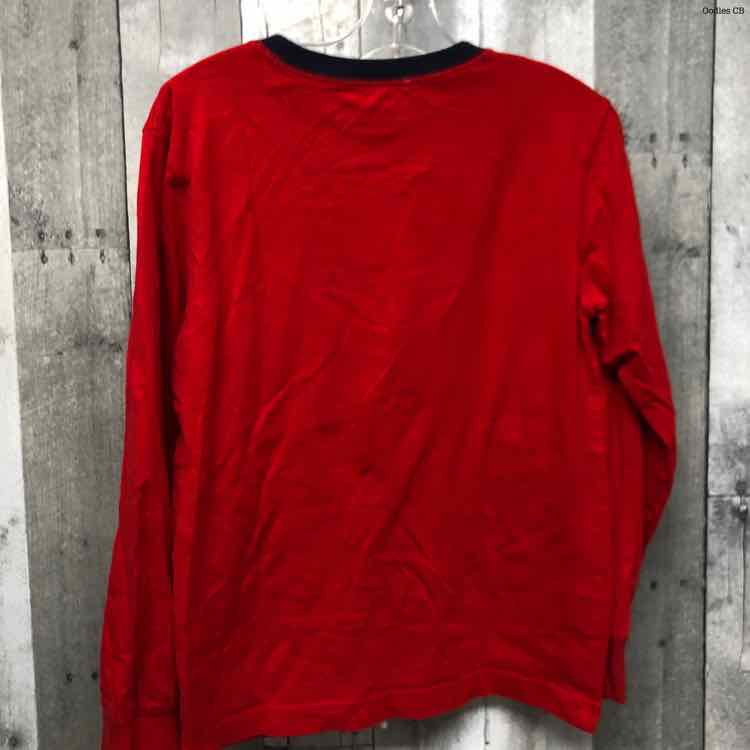 Size 8 Red/Navy Gymboree Long Sleeve Shirt
