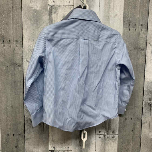Size 2/3 Blue/White Class Club LS Button Up