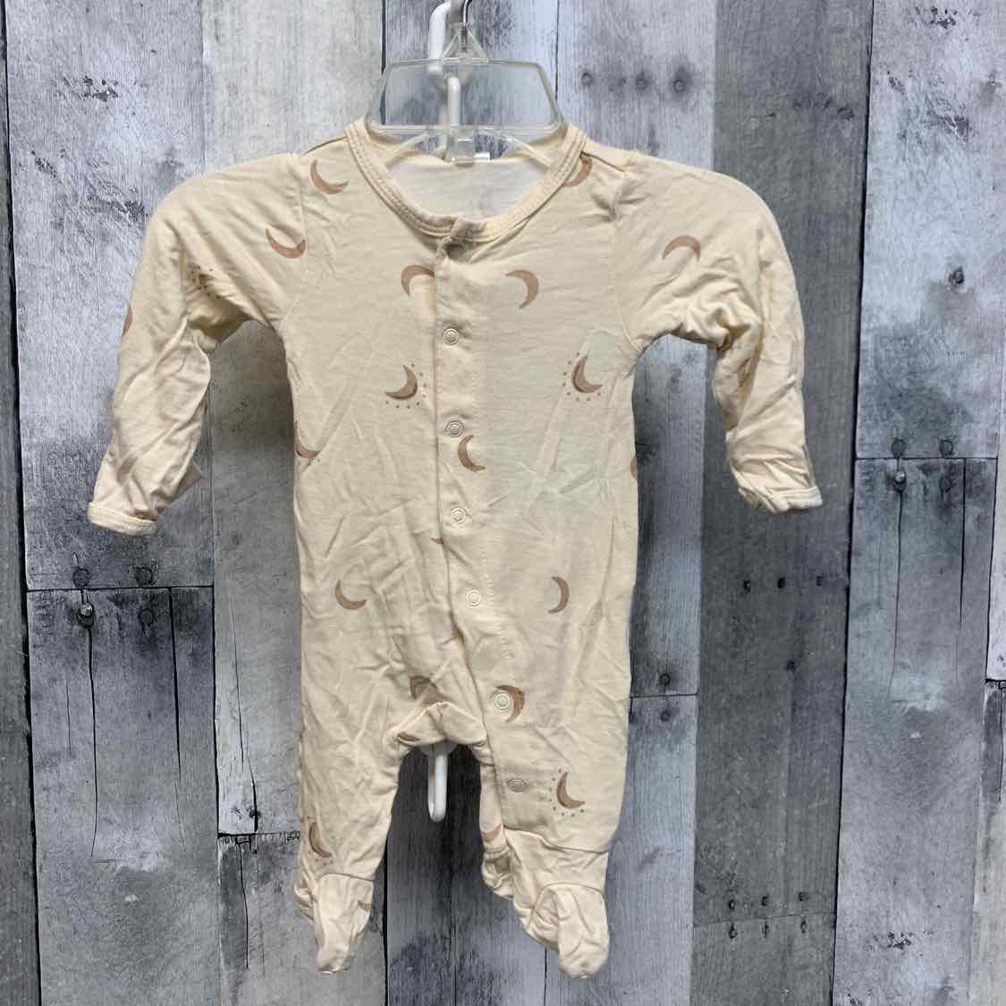 Size Newborn Tan Print Gerber Footy PJs