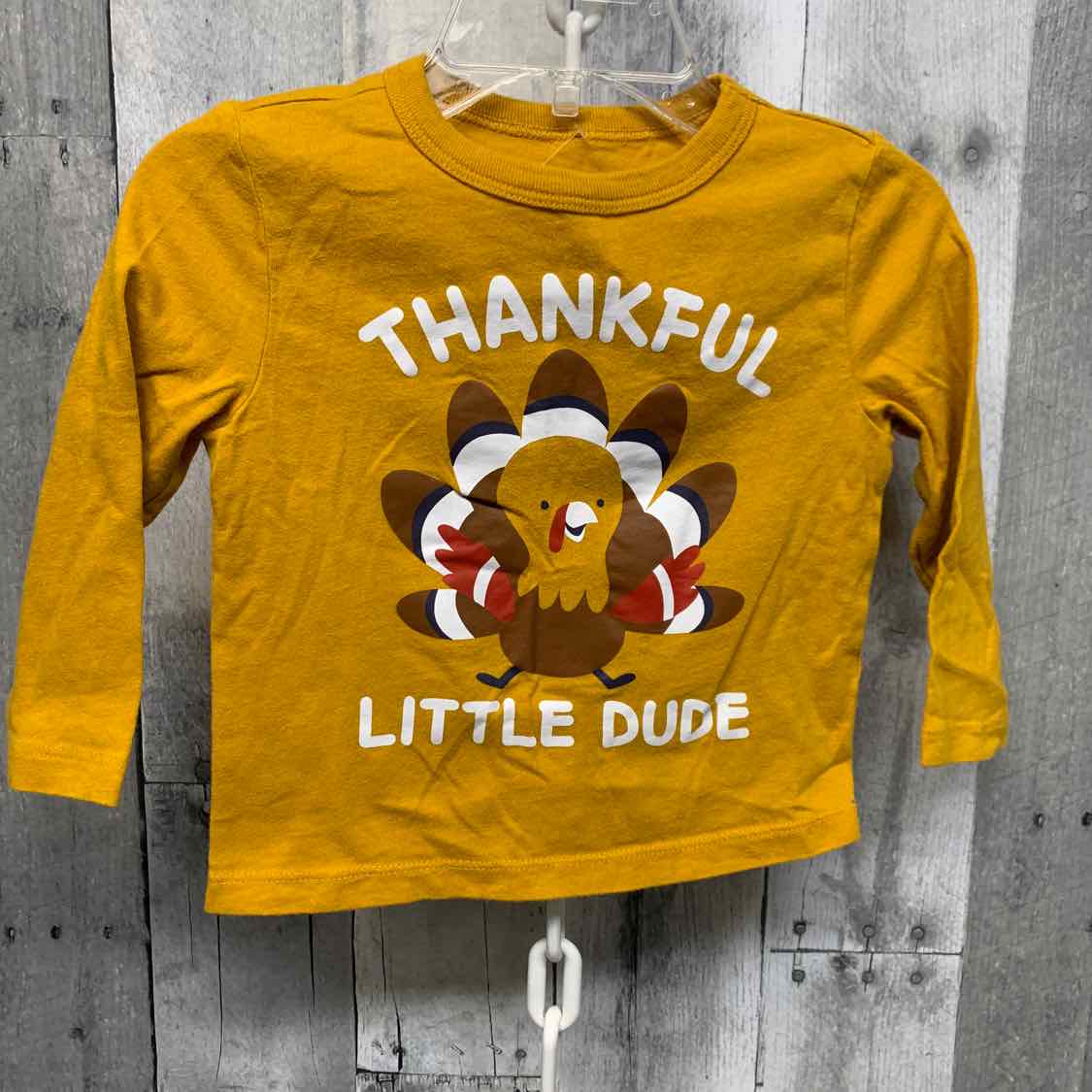 Size 12-18 Months Yellow Graphic Children's Place Long Sleeve Shirt