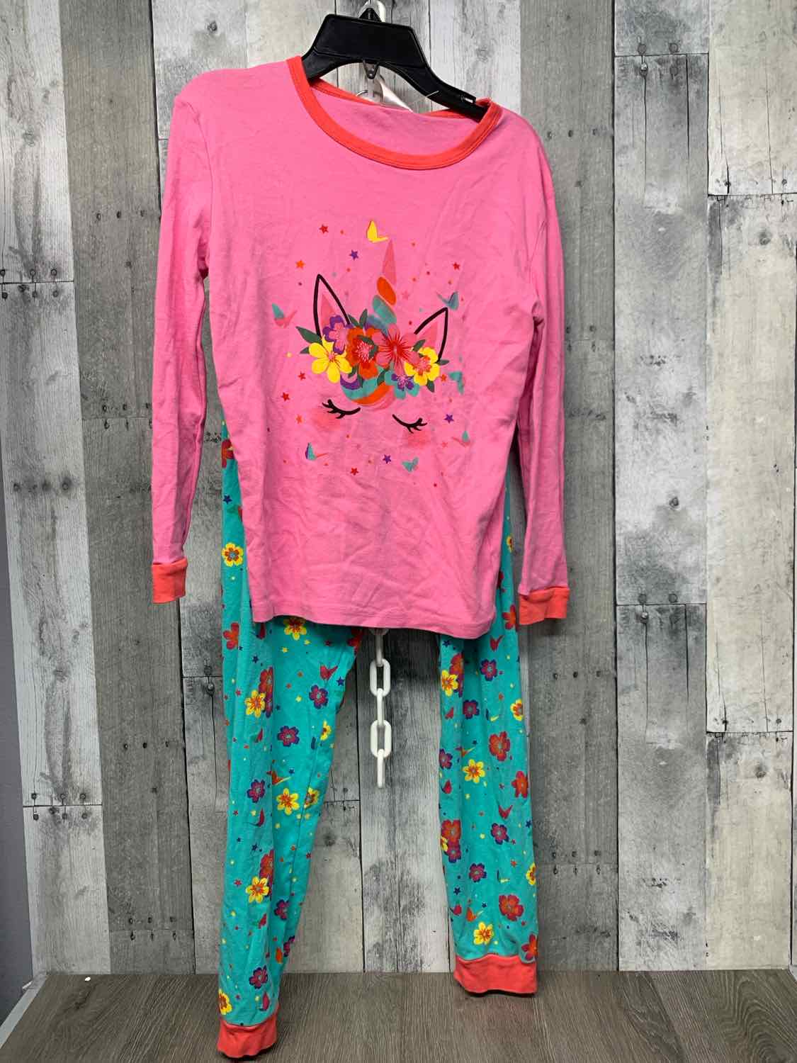 Size 14 Teal/Pink B Brand 2pc PJs