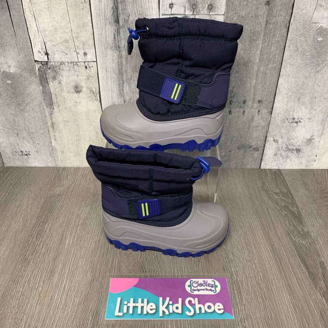 Size 10 Navy/Gray Cat & Jack Snow Boots