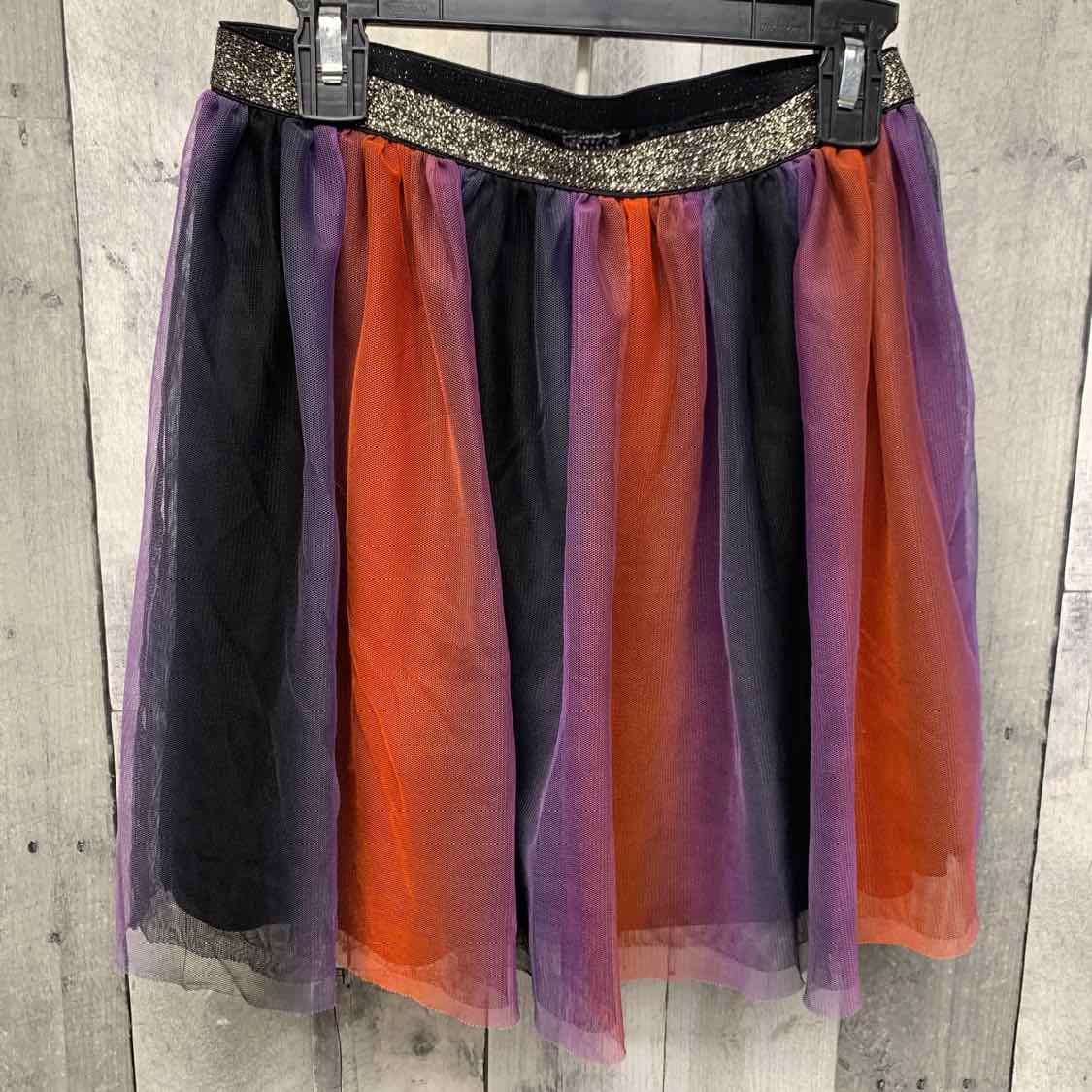 Size Large Orange/Purple Holiday Brands Skirt