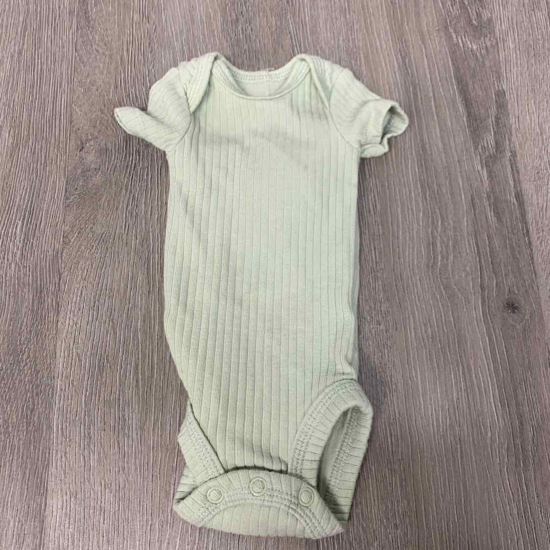 Size Preemie Green Child of Mine Bodysuit
