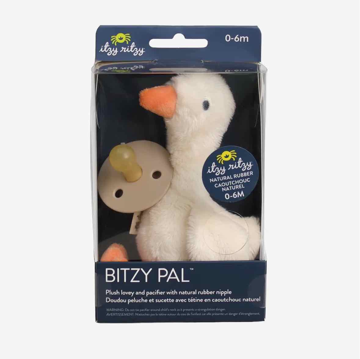 Itzy Ritzy Bitzy Pal Natural Rubber Pacifier & Stuffed Animal - More Options - OodlesCB