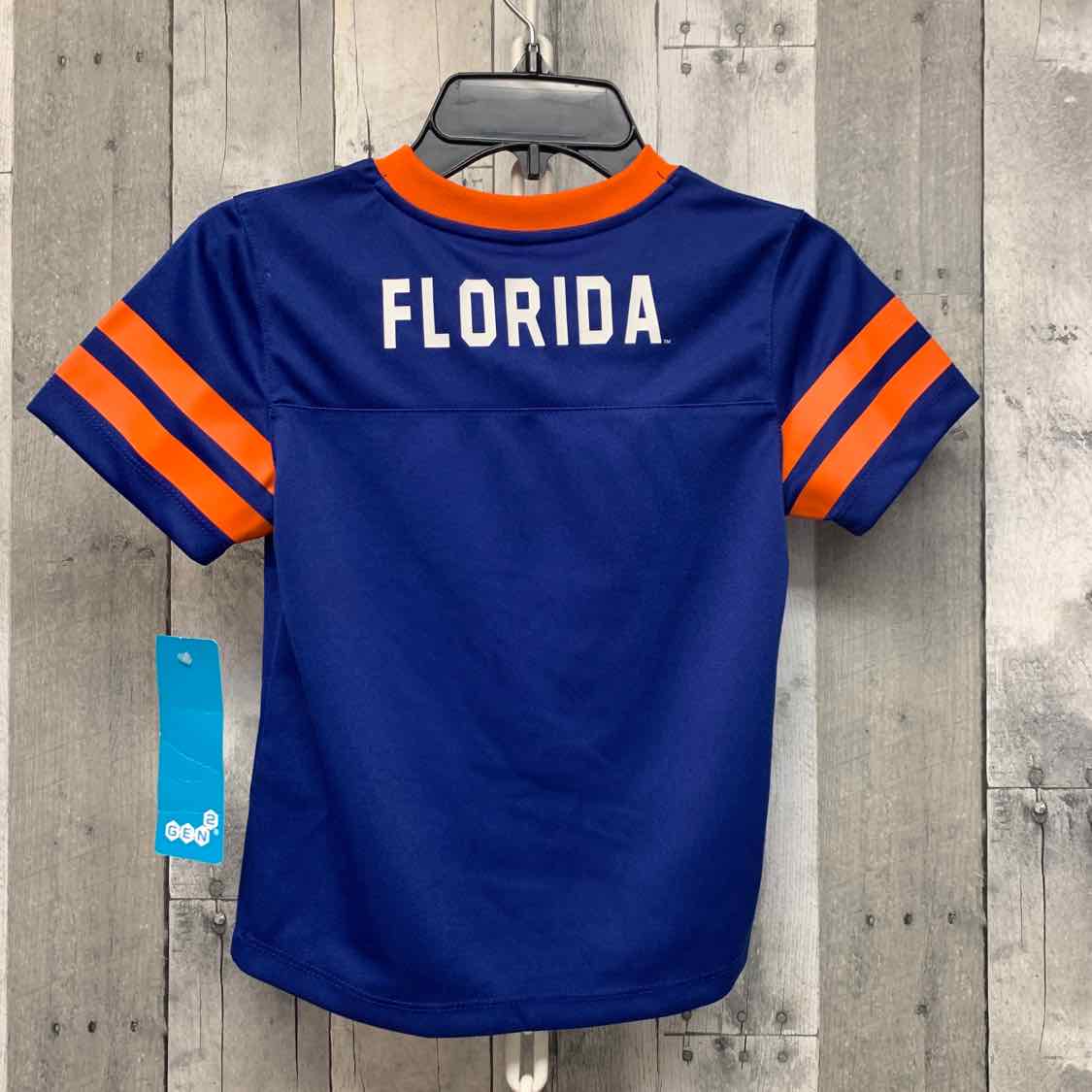 Size 4T Blue/Orange Team Apparel T Shirt - OodlesCB