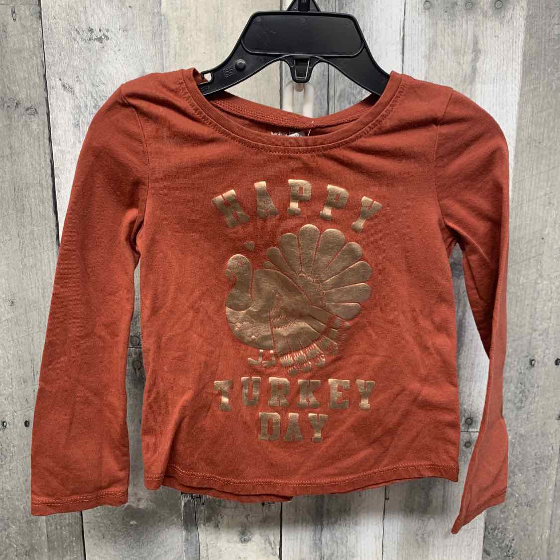 Size 3T Brown/Gold Jumping Beans Long Sleeve Shirt