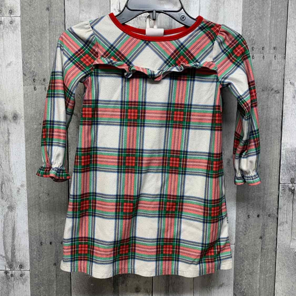 Size 4 Red/Green Holiday Brands Nightgown