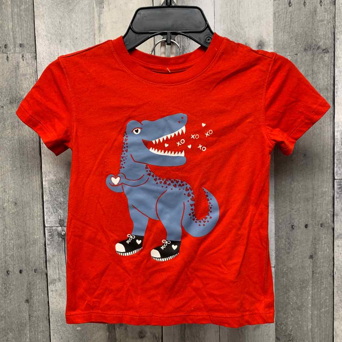 Size 4 Red/Gray Cat & Jack Shirt/Shorts